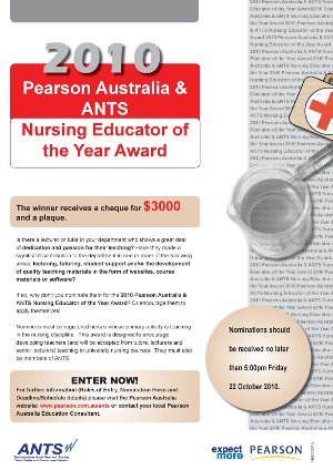 Pearson Award Poster